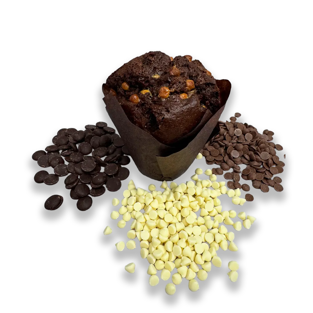 Indulgent Triple Chocolate Muffins | Office Bakery - Route Catering