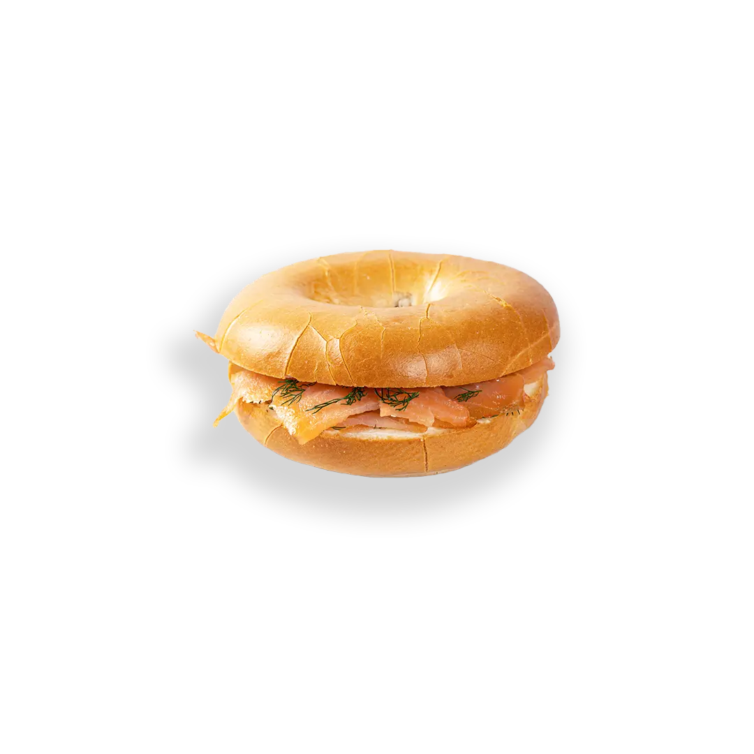 Route Catering Salmon & Cream Cheese Bagel