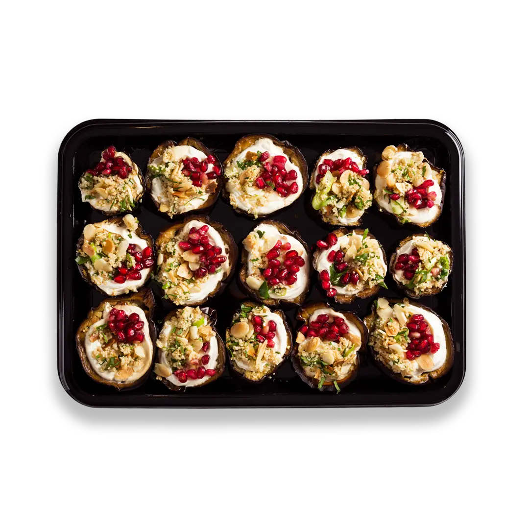 Aubergine Salad London | Mediterranean Sharing - Route Catering