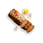 Banana Caramel Cake London | Hazelnut Topped - Route Catering
