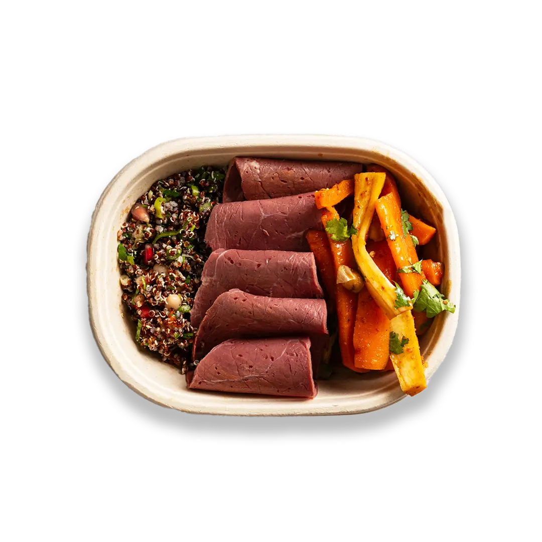 Beef Lunch Box London | Salt Beef & Salads - Route Catering