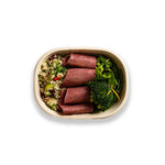 Beef Lunch Box – Salt Beef with Two Fresh Salads | Route Catering