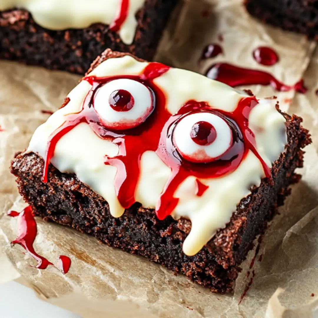 Bloodshot Brownie Halloween London | Themed Dessert - Route Catering