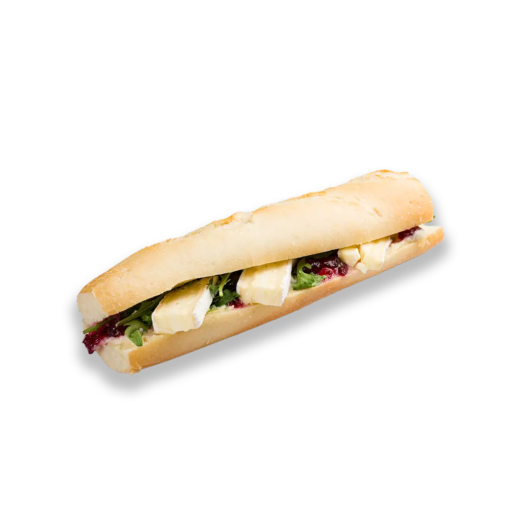 Brie & Cranberry Baguette London | Gourmet Sandwich - Route Catering