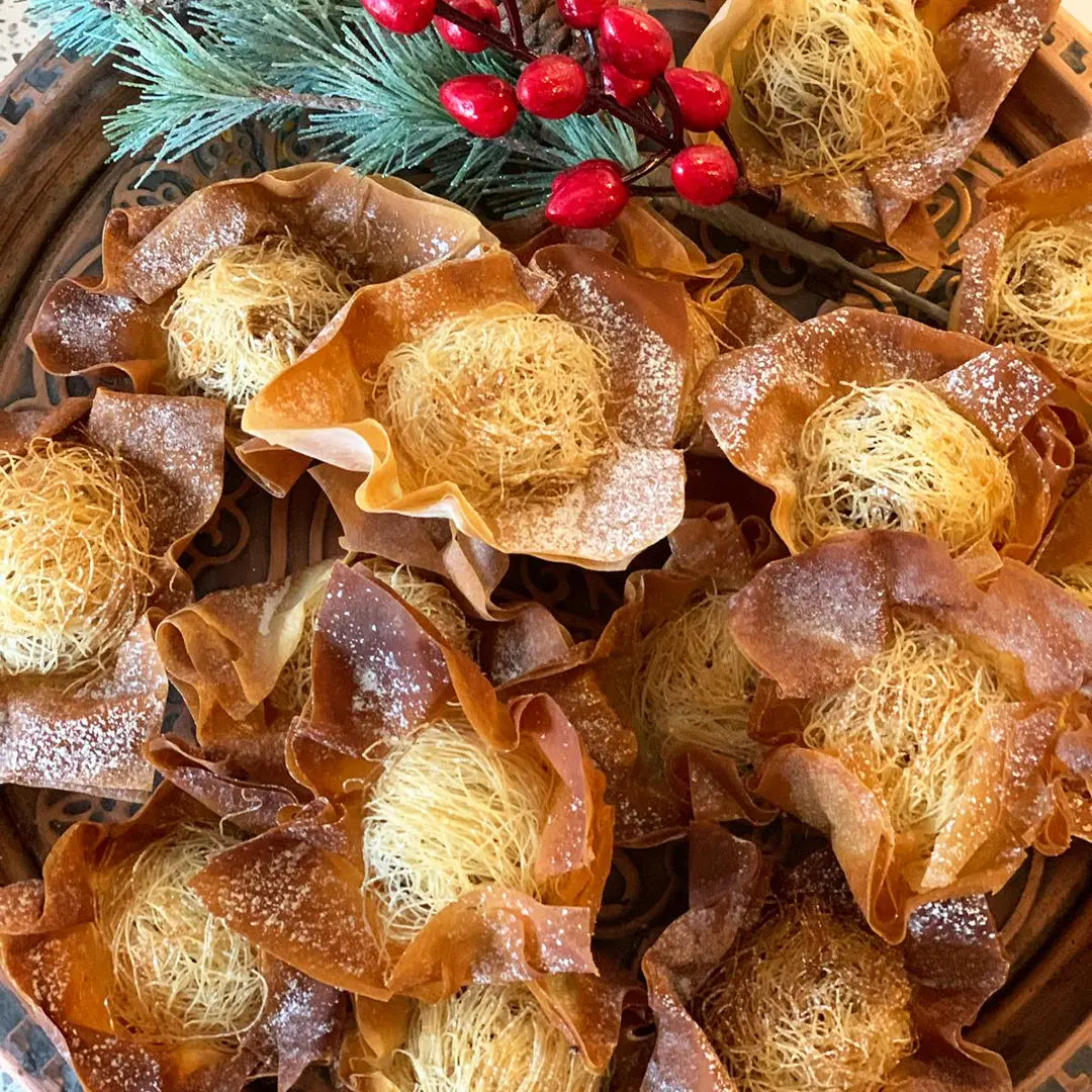 Filo Mince Pies London | Mediterranean Christmas - Route Catering