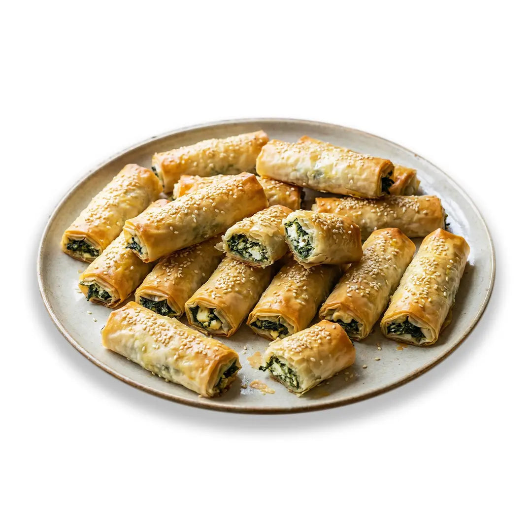 Spinach & Cheese Filo Rolls | Finger Food Catering London