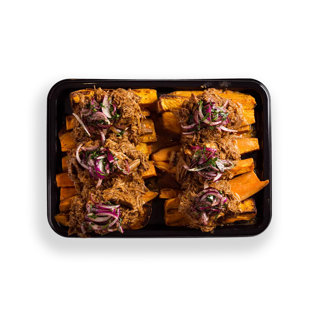 Pulled Lamb with Sweet Potato (Serves 6)