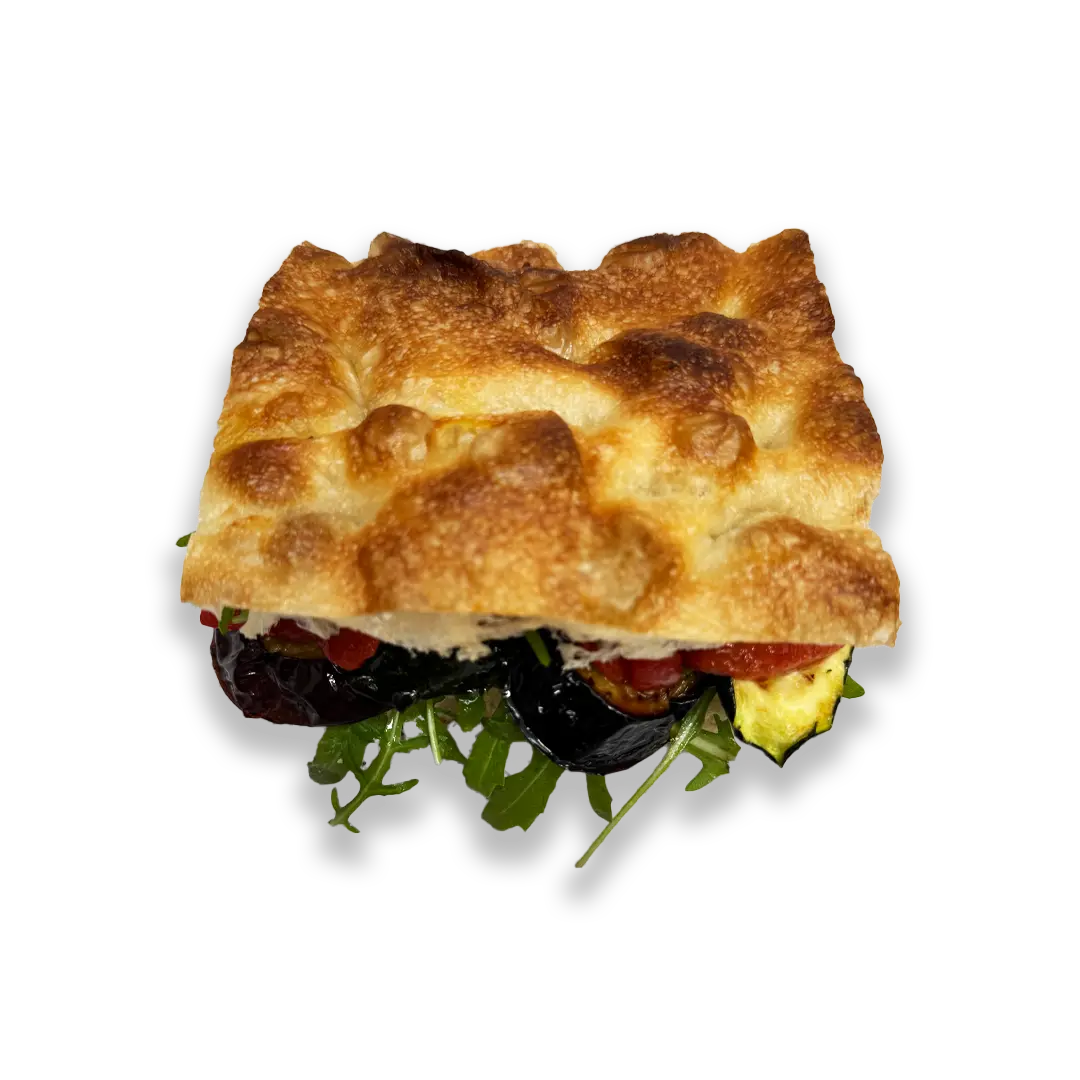 Roasted Vegetable Focaccia – Vegan Sandwich Catering | Route Catering