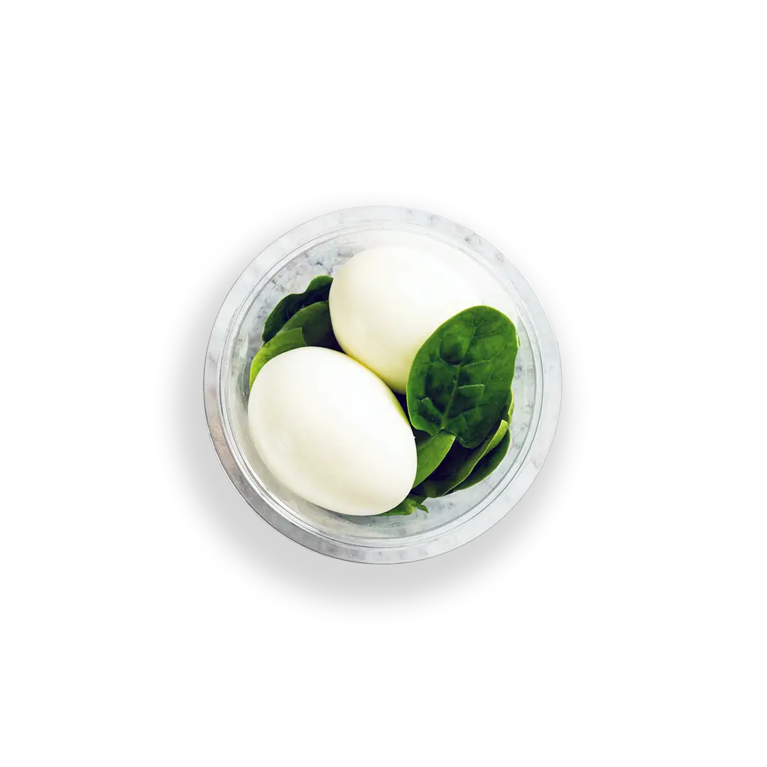 Route Catering Boiled Egg & Spinach Pot