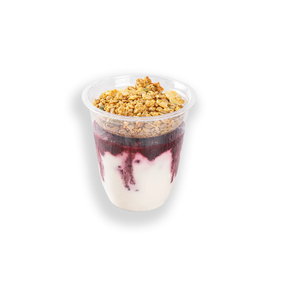 Gluten Free Granola with Yogurt & Berry Compote