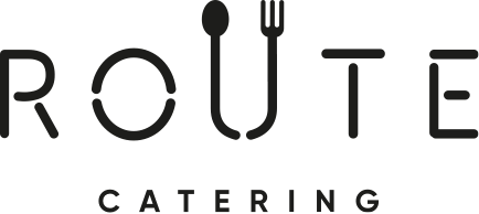 Route Catering Black Font Logo