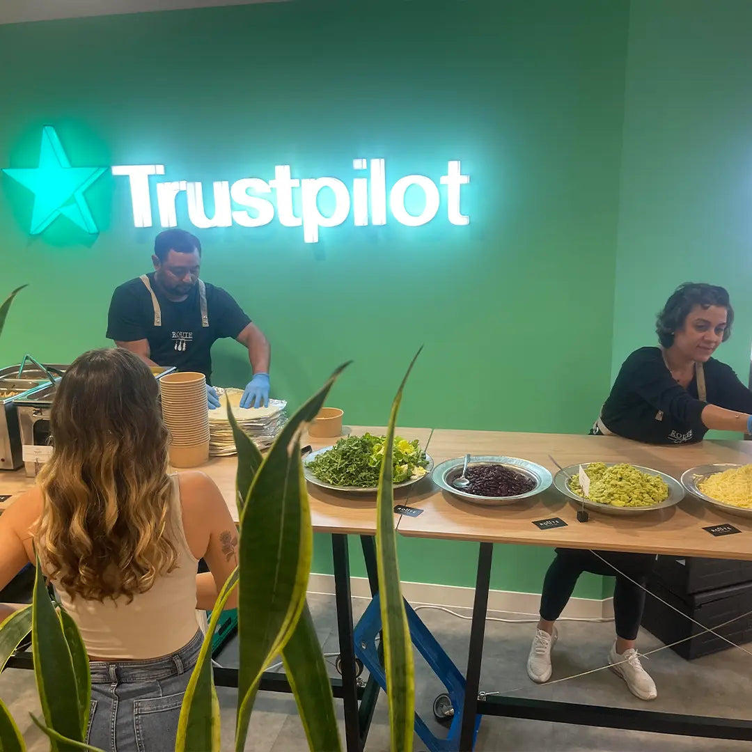 Route Catering Trustpilot Corporate Catering London.webp