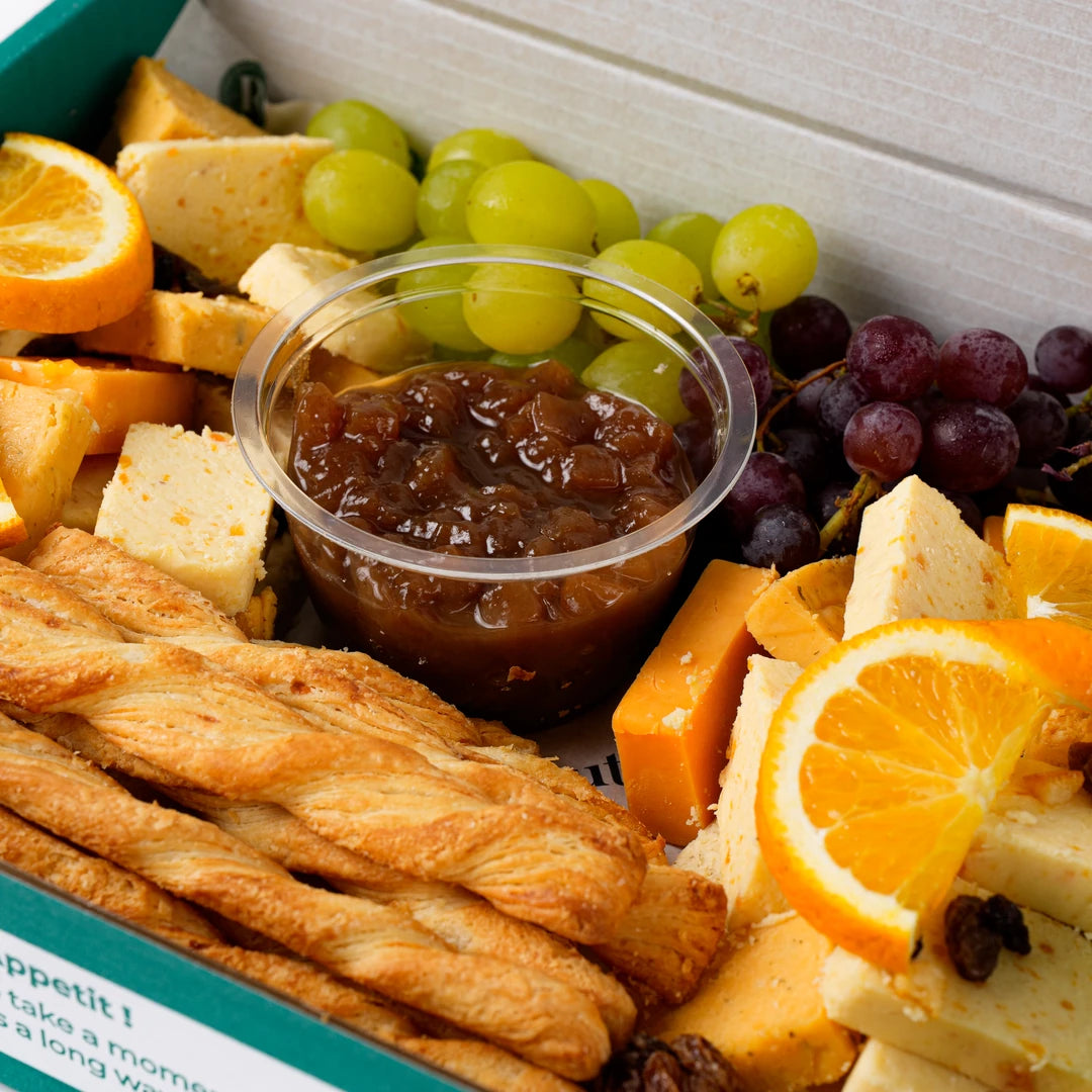 Cheese platter in Route Catering delivery box, serves 10, London