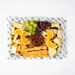 Close up of artisan cheese with chutney and crackers, Route Catering London