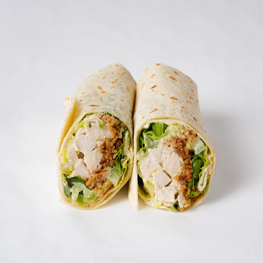Chicken Caesar wrap, sandwich catering London, Route Catering