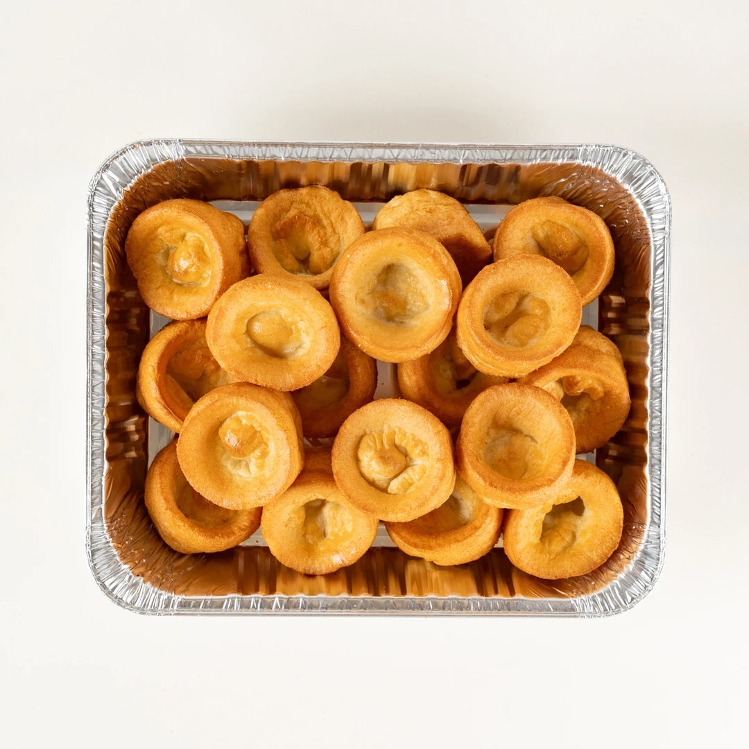 Christmas Dinner Platter Yorkshire puddings in a foil tray - Route Catering
