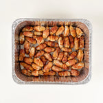Christmas Dinner Platter pigs in blankets in a foil tray - Route Catering
