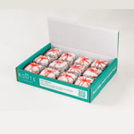 Christmas Snow Square Cakes delivery box opened - Route Catering