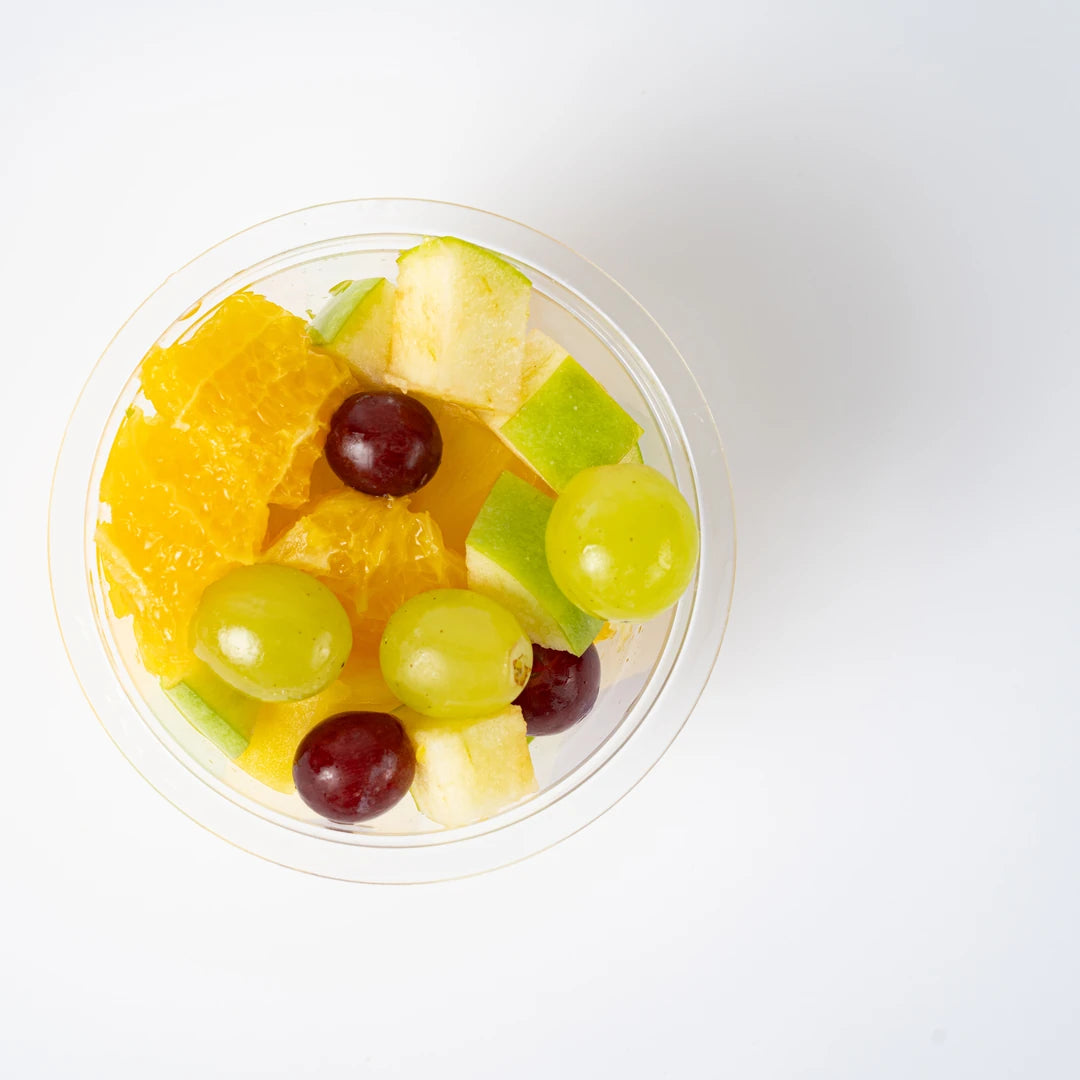 Fresh fruit pot, breakfast catering London, Route Catering