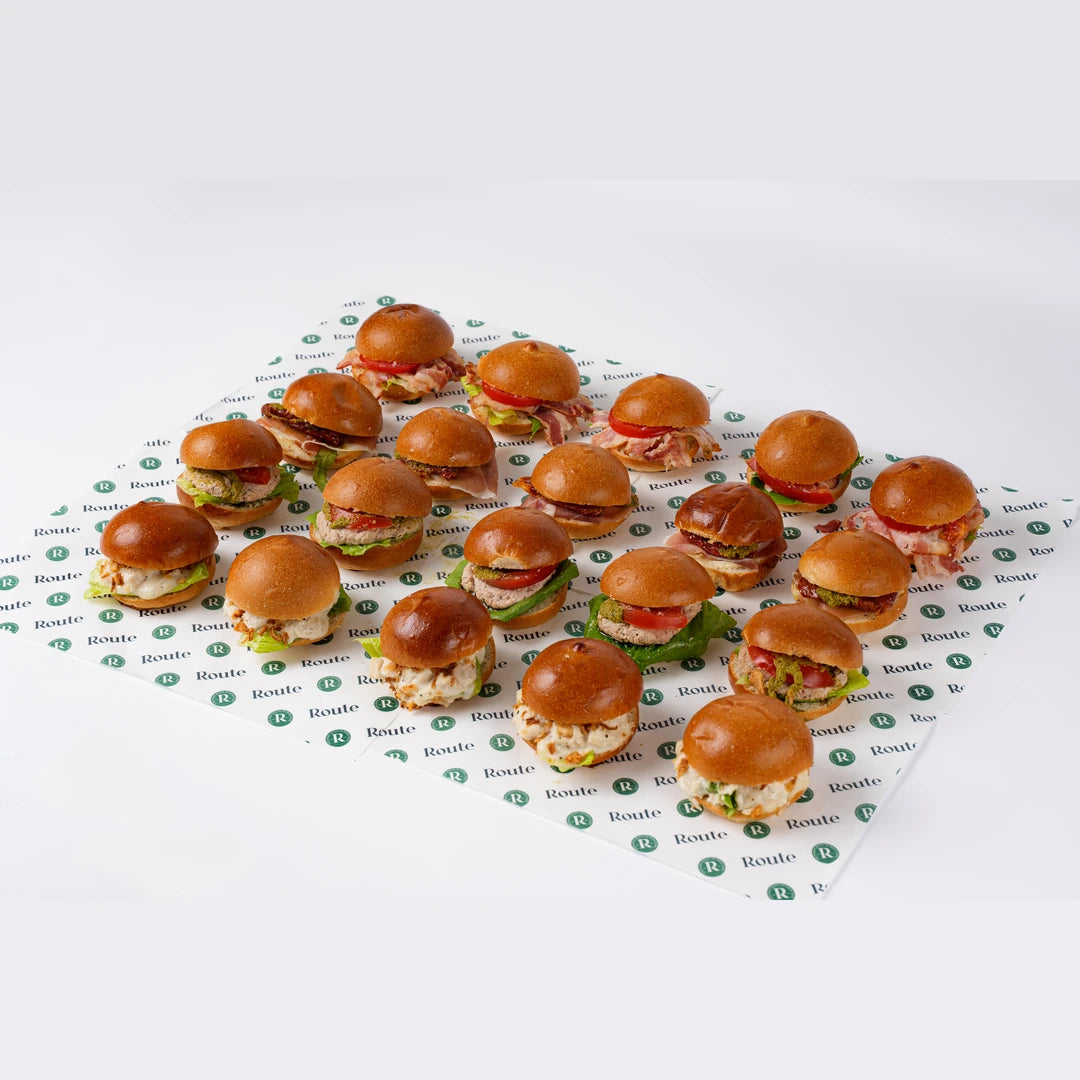 Mini sandwich platter, 20 per platter, office catering London, Route Catering