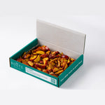 Peach salad in Route Catering delivery box, serves 6, London