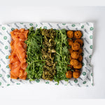 Route salads and protein combo platter, serves 6, corporate catering London, Route Catering
