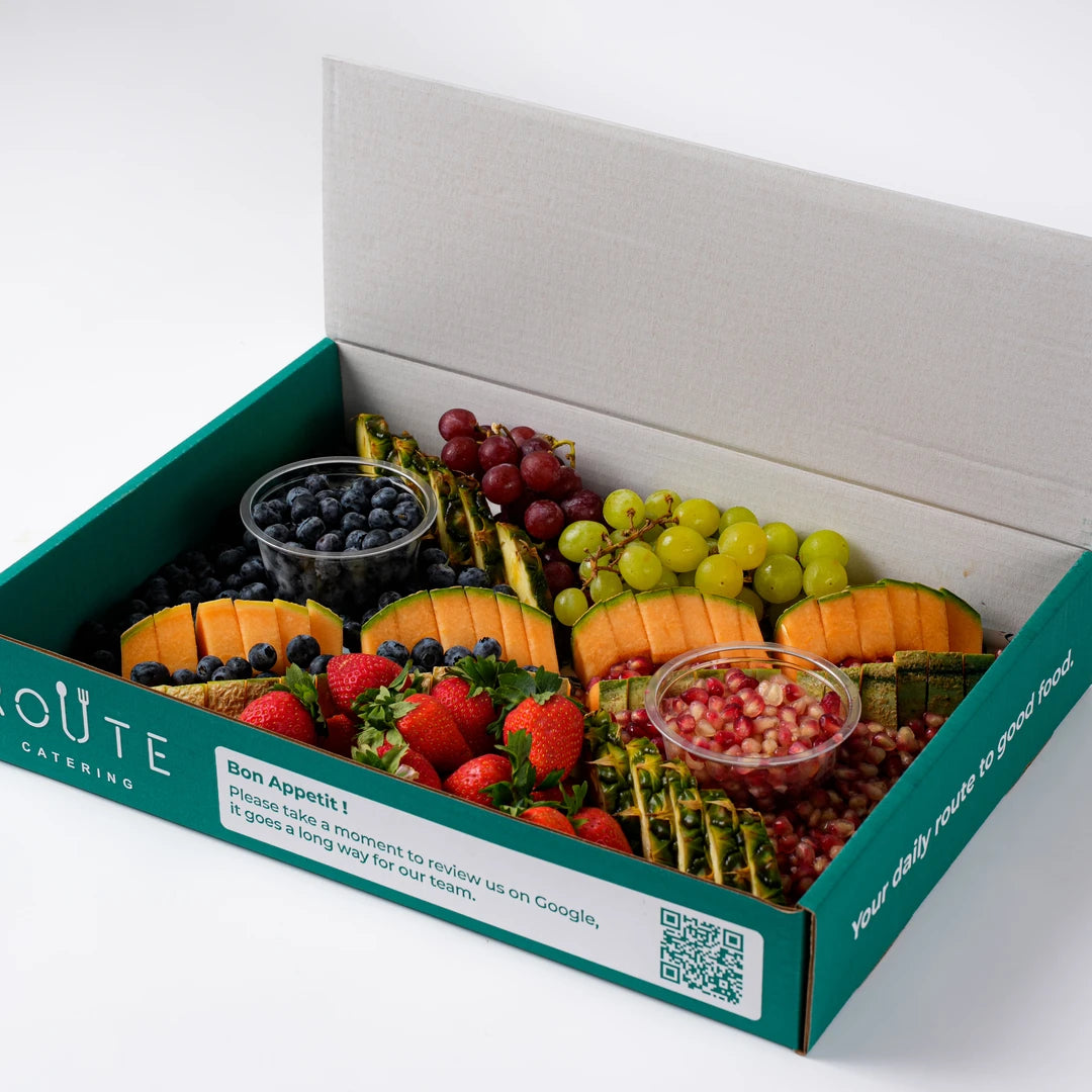 Seasonal fruit platter, serves 10, office catering London, Route Catering (4)