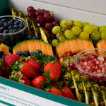 Close up of seasonal fruit selection, corporate catering London, Route Catering