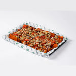 Sweet potato salad platter, serves 6, Mediterranean catering London, Route Catering