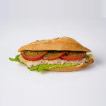 Tuna pesto baguette, sandwich catering London, Route Catering