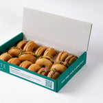 Variety bagels in Route Catering delivery box, serves 8, London