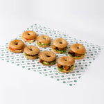 Vegetarian bagel platter, breakfast catering London, Route Catering