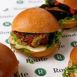 Vegetarian mini sandwich selection for meetings and working lunches, Route Catering London