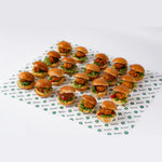 Vegetarian sliders in Route Catering delivery box, 20 per platter, London